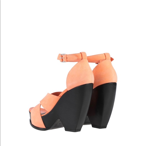 Balenciaga Orange and Black Wedges - Picture 3 of 8